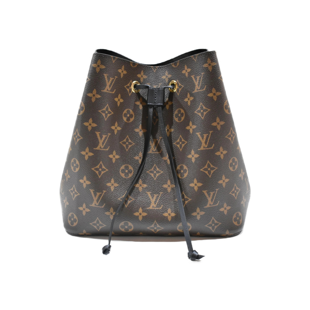 LOUIS VUITTON Neo Noe Monogram Canvas Shoulder Bag Noir Black